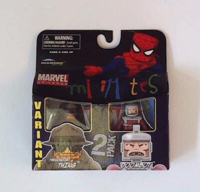 Marvel Minimates Serie 37 Trenchcoat Thing Variante & Doombot - NEU