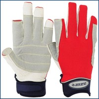 Azure Sailing Gloves Stopwatch Friendly Kevlar Stitching-small F/f-red Azure Sailing Gloves Stopwatch Friendly Kevlar Stitching-small F/f-red