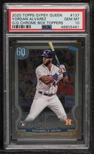 2020 Topps Gypsy Queen Box Topper Chrome Yordan Alvarez #137 PSA 10 GEM MT 8k3