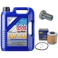 MotoröL Filter Set 5W-40 5 Liter + ÖLablassschraube FüR BMW 3Er 318Is E36 140 PS