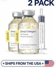 2pc NEW SUNGBOON EDITOR Deep Collagen Silk Peptide Intensive Ampoule-