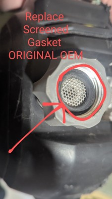 #ad Craftsman 1700 2100 Pressure Washer Part Screen Filter Gasket Metal Rubber Seal $19.95