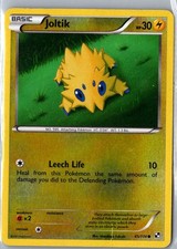 JOLTIK 45/114 COMMON BLACK & WHITE POKEMON REVERSE HOLO MP