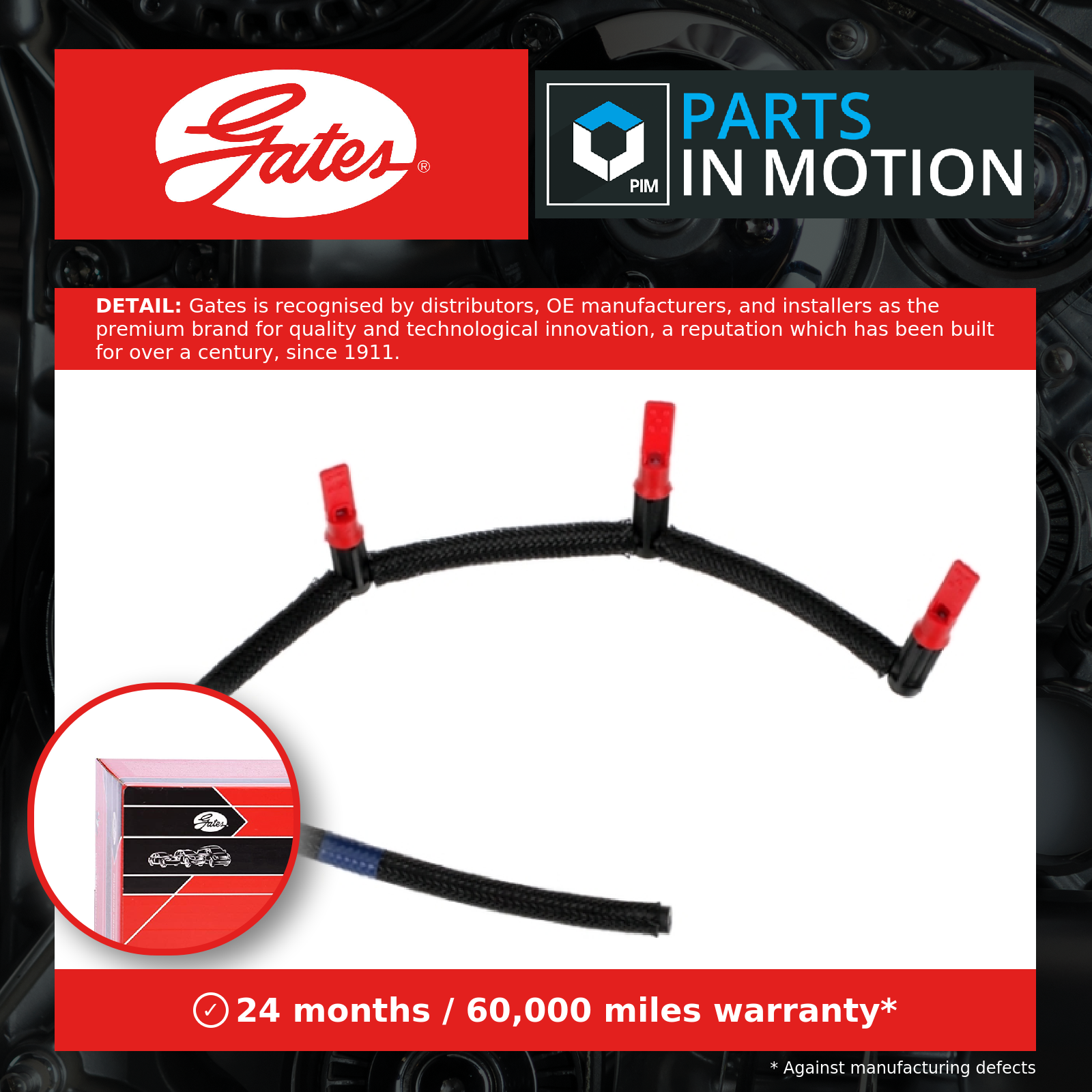 Moulded Fuel Hose / Pipe fits CITROEN C3 Mk1 1.6D 05 to 09 Supply Injection New - Image 28