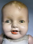 Antique Baby Doll, Composition & Cloth, 25" tall, Sleep Eyes,Teeth, Molded Hair — photo 4