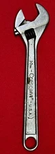 Vintage CRESCENT Crestology  10"  Adjustable Wrench Made in the USA