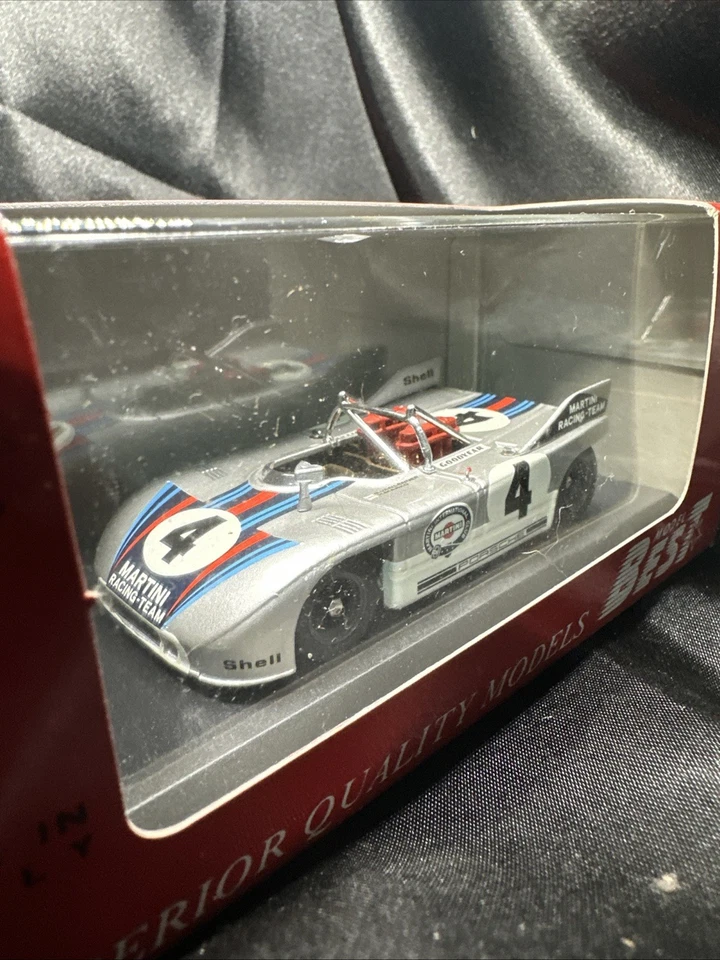 BEST #9072 1/43 Porsche 908/3 1971 1000 km Nurburgring, Martini Racing #4 EUA - Imagem 3 de 4