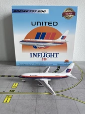 InFlight200 United Airlines Boeing 737-200 N9051U Saul Bass IF732US1224P