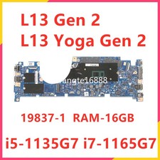 19837-1 For Lenovo ThinkPad L13 Yoga Gen 2 Motherboard W/ I5 I7 11th Gen RAM 16G