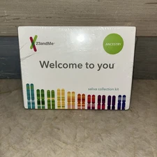 23 And Me Ancestry Saliva Collection Kit Expired Sealed