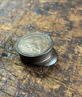 WW1 Trench Art. British 1914 Brass One Penny Military Officers Hat/Cap