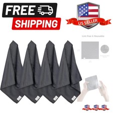 4 Pack Whiteboard Cleaning Cloth, Dry Erase Board Cloth for Classroom, Home a...