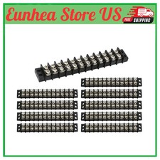 MGI SpeedWare 12 Circuit Double Row Barrier Terminal Strip 300V 20A 10 Pack