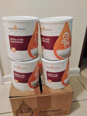 Daily Bread White milk Substitute Emergency reserve food storage.4 each