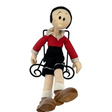 Vintage 1985 Olive Oyl Plush Doll Hamilton Gifts Presents Popeye 14 Inch Toy