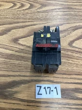 FPE NA250 Federal Pacific 240V Stab-Lok Circuit Breaker RED 50A 2P (Chipped)