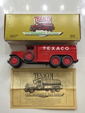 ERTL Diecast Texaco 1930 Diamond T Fuel Tanker Bank 1/25 Scale New In Flawed Box