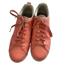 Adidas Women's Advantage Clean VS Ray Pink/White Shoes AW4747