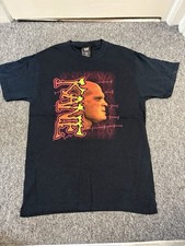 Vintage 2007 WWE Kane Shirt Medium M Unmasked Barbed Wire Ruthless Aggression