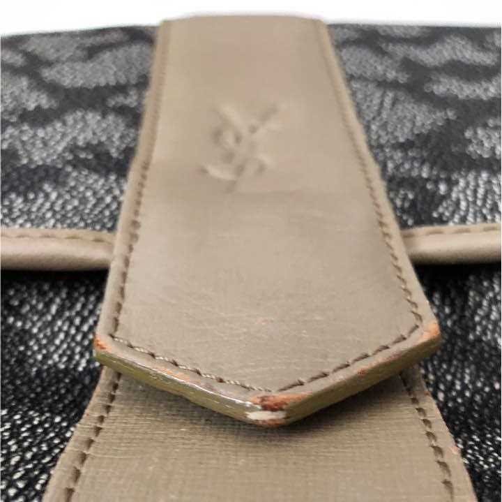 Borsa a tracolla Yves Saint Laurent lusso marrone elegante donna usata dal Giappone