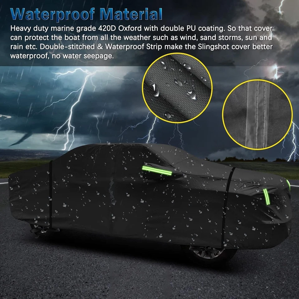 丰田塔科马 2005–2025 年汽车保护套 – 户外防水 适合 212 岁 — 第 3/4 张图片