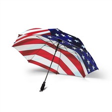 American Flag Umbrella  Patriotic Stars and Stripes Foldable Umbrella