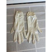 Vintage Victorian Opera Gloves Ruching Embellishment Ethereal Maximalist Fairy