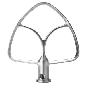 Stainless Steel Flat Beater for KitchenAid 4.5qt-5qt Tilt-Head Stand Mixer, F...