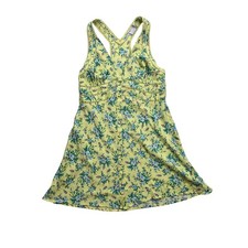 ASOS Yellow Green Blue & Purple Floral Sleeveless Mini Dress Size 10