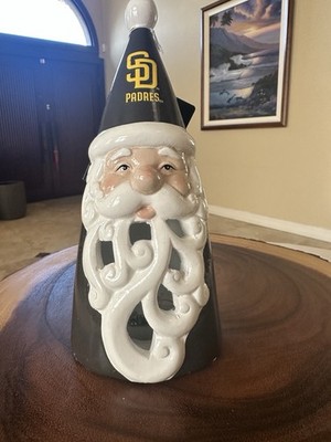 San Diego Padres 8 Inch LED Ceramic Santa Claus Figurine