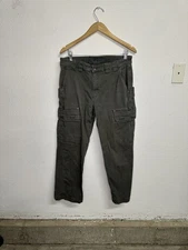 Duluth Trading Cargo Work Pants Men’s 34x30 Black Flex Fire Hose Rix Fit New