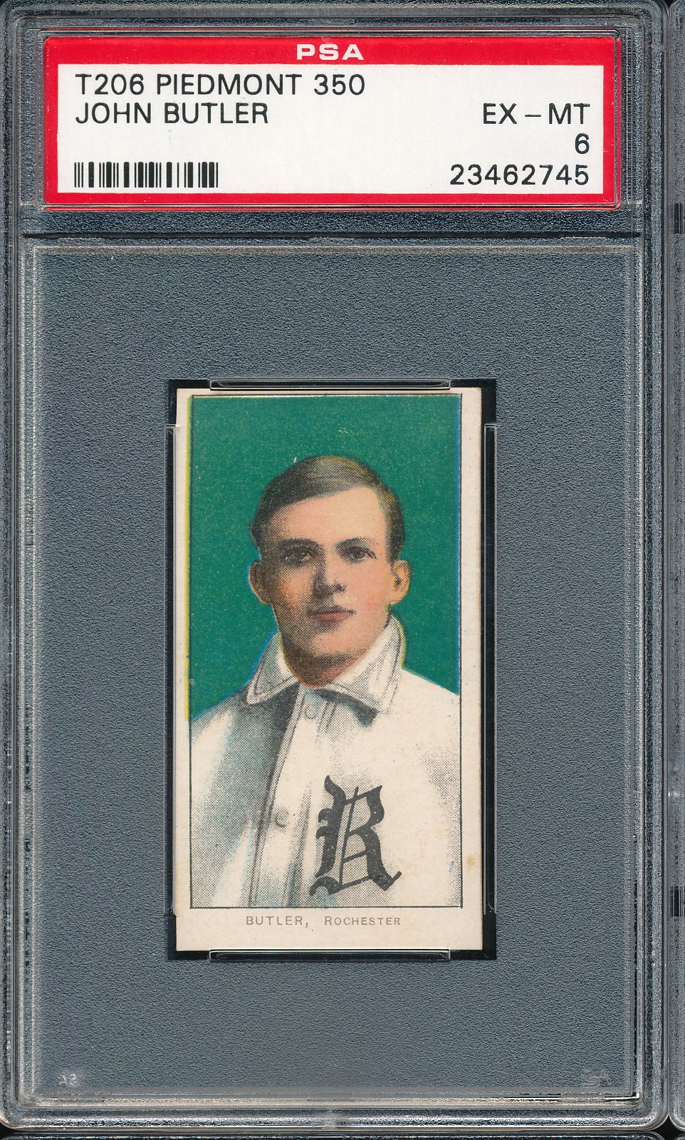 T206 Piedmont 350/25 John Butler PSA 6 - Rochester - POP 16!