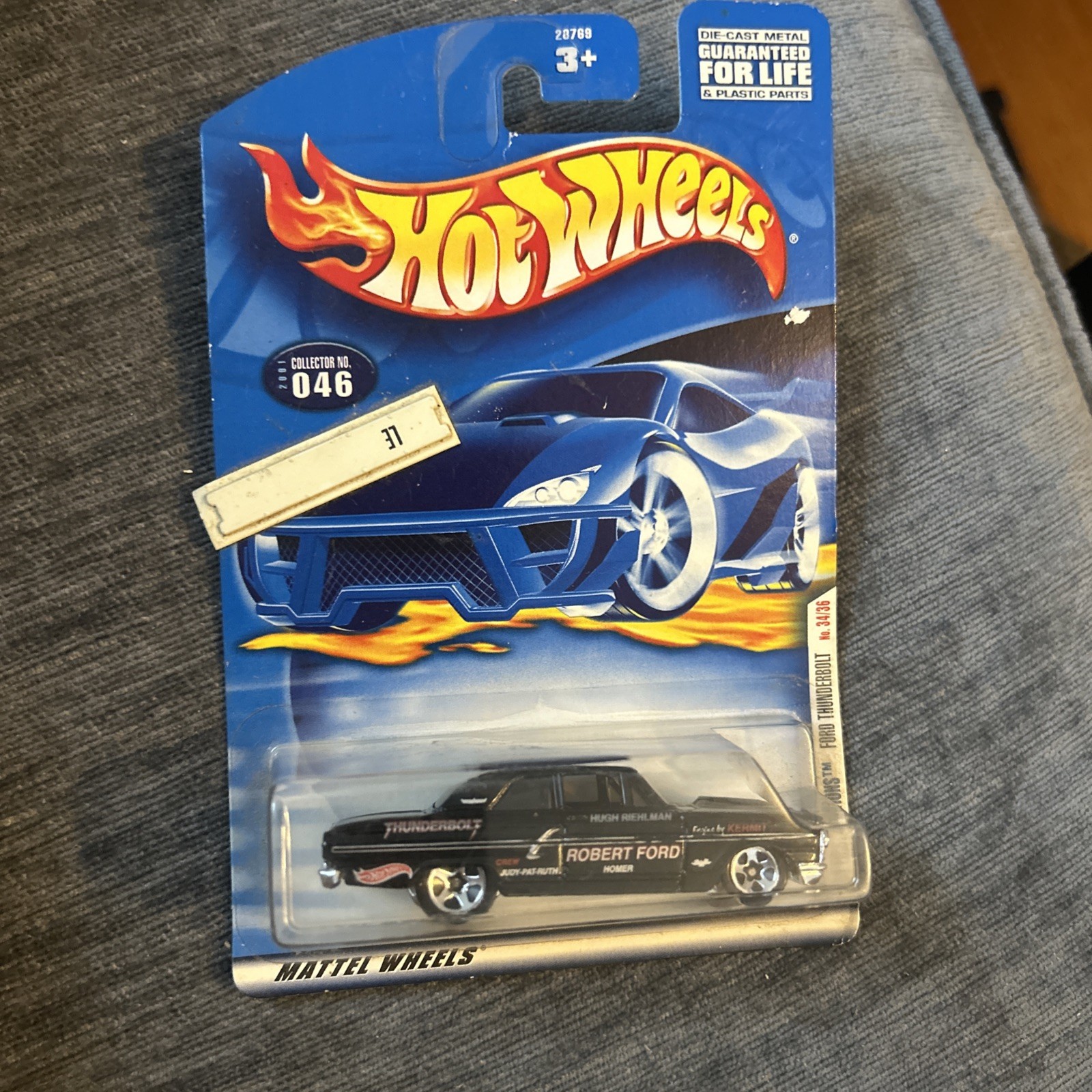 Hot Wheels Ford Thunderbolt 2001 First Editions #046 Black 34/36