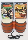 Donkey Kong Jungle Beat & Donkey Konga CIB Complete + Bongos Drums Gamecube Set