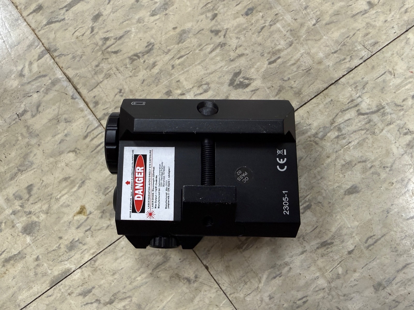 Black Sightmark LoPro Mini Green Laser Sight 