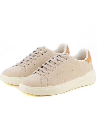 Herren Schnürer Sneaker hellbeige Marine Art. AMUS25M729 - Bild 1 von 5