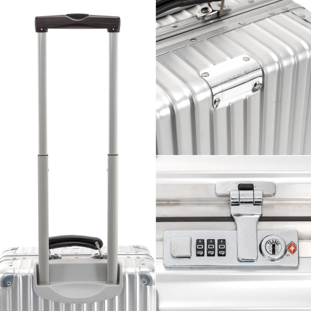Rimowa Classic Flight 35L Silver 4-wheels Carry Case Suitcase