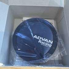 ADVAN Full Flat Alloy Wheel Centre Cap - Titanium Blue