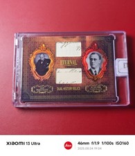 2024 Eternal Cuts Churchill Roosevelt Authentic History Relic 16/99