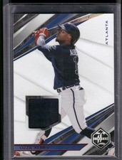 2022 Panini Chronicles #LS-OZ Ozzie Albies Red Limited Swatches