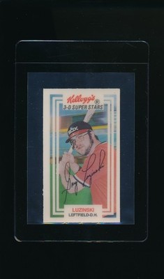 1983 Kellogg's #50 Greg Luzinski * LF-DH * Chicago White Sox * NM/NM-MT *