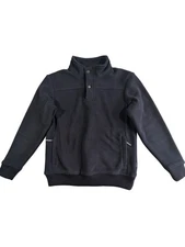 Captain Corsaire Quarter Zip Fleece Mens Medium Navy Blue VGC