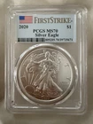 2020 American Silver Eagle First Strike PCGS MS70