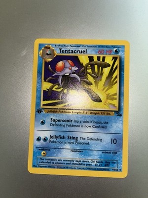 Pokémon Tentacruel 1st Edition Fossil 44/62 1995