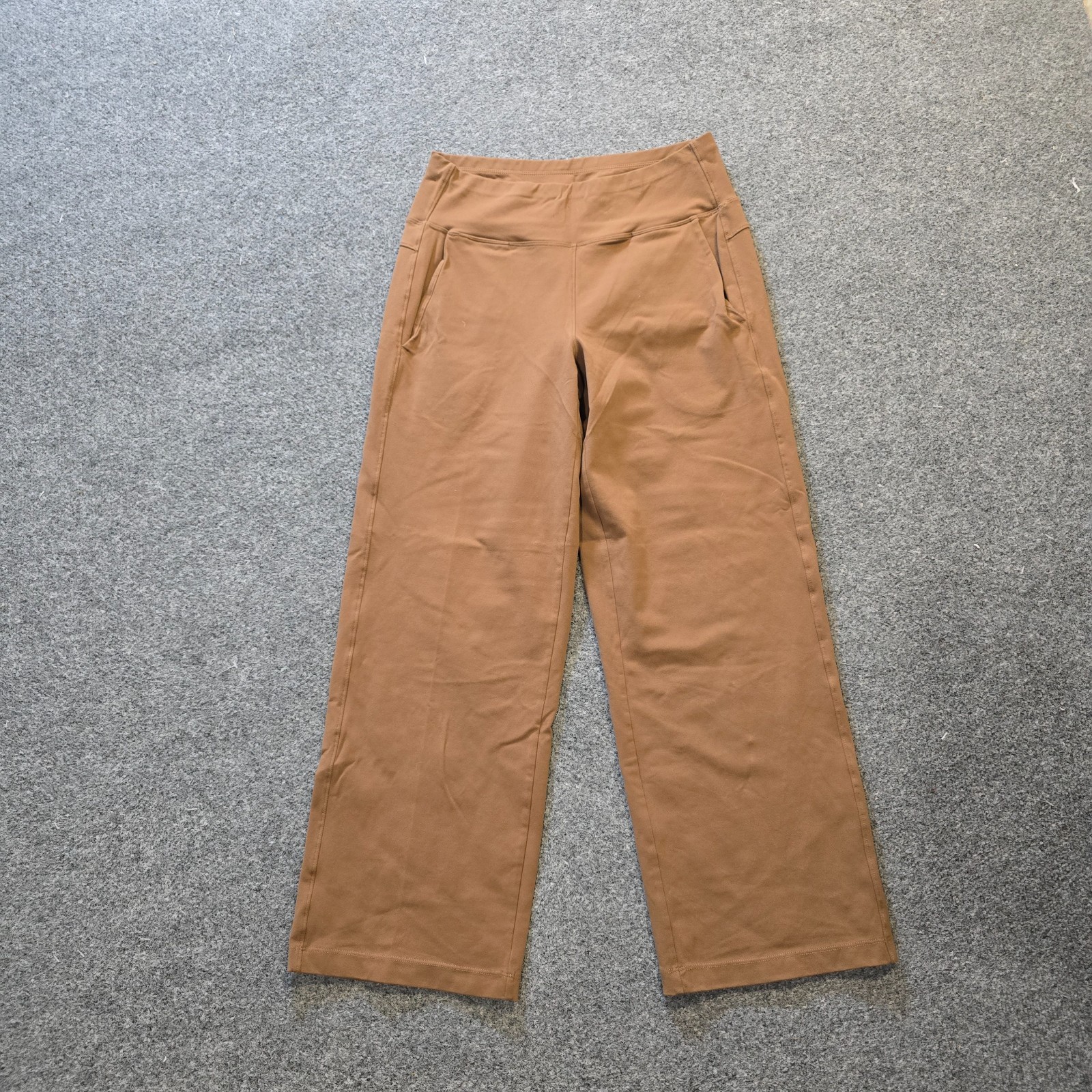 Kira Grace Pants Womens Size Small Brown Wide Leg Pull On Pockets Capsule Casual