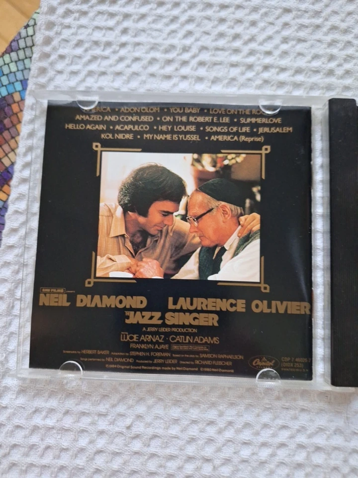 Neil Diamond - The Jazz Singer (CD, Original Songs From The Motion Picture) G.CD Foto 4 de 4