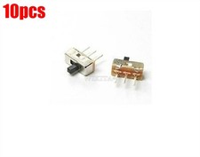 10Pcs Mini Vertical Slide Switch SS12D00G3 2 Position Spdt 1P2T 3 Pin Pcb Pan sm