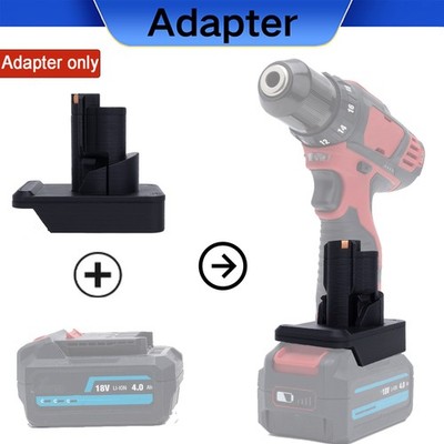 Adapter For Erbauer 18V Li-ion Battery Convert to for Milwaukee 12V Power Tools