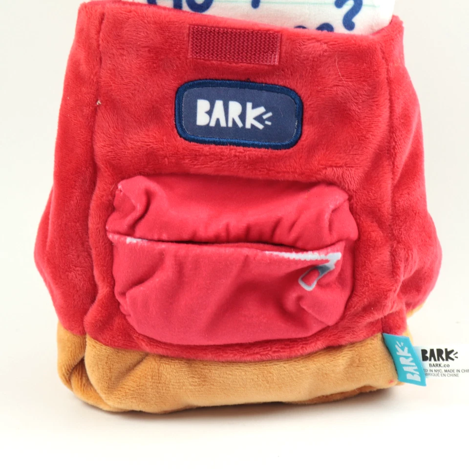 Caja de ladridos perro juguete de varias piezas BARKPACK corteza 2 correa de nailon escolar 2022 M-L 20+ libras Foto 2 de 4