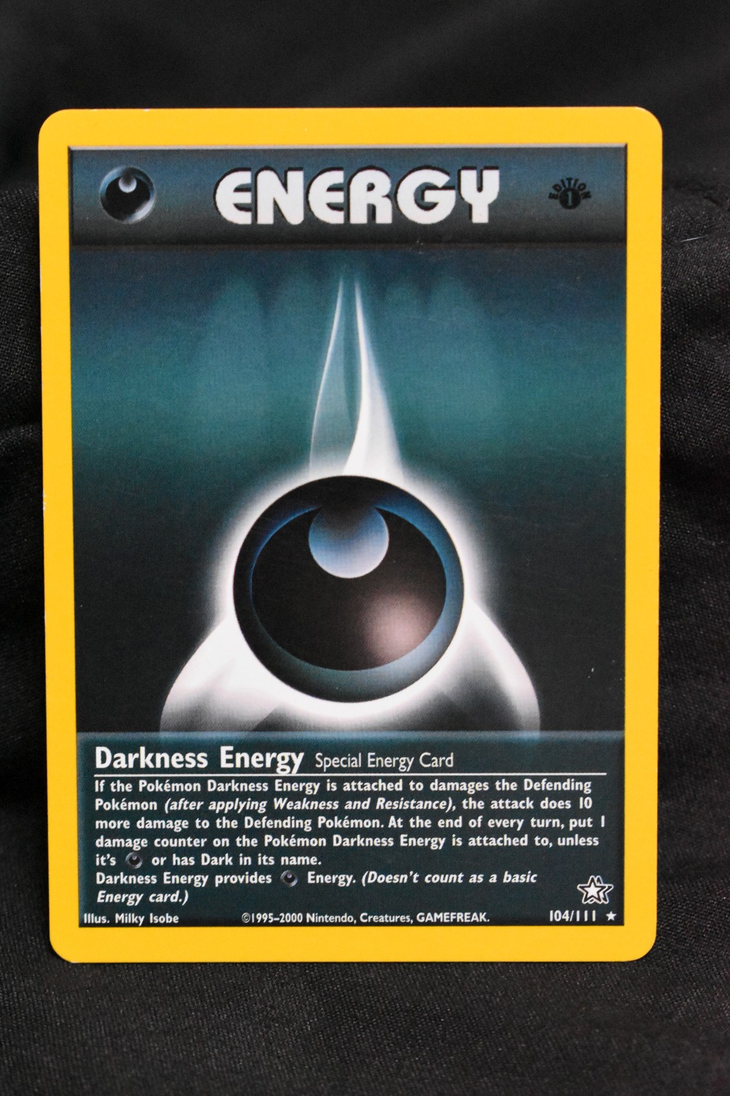 Darkness Energy 1st Edition 104/111 NM Neo Genesis Regular Pokémon TCG Near Mint